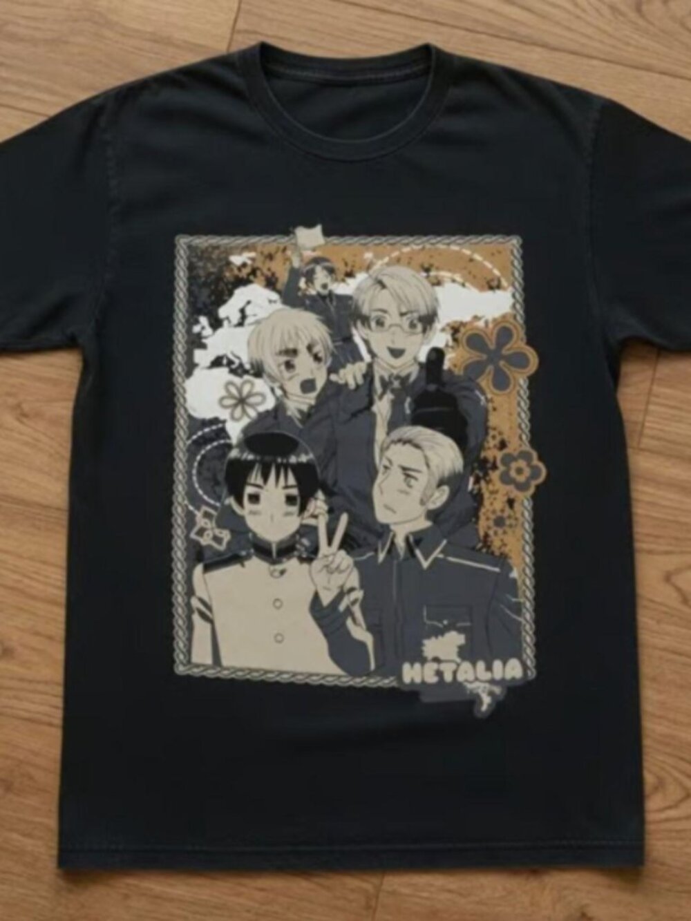 Black Hetalia Group T-shirt